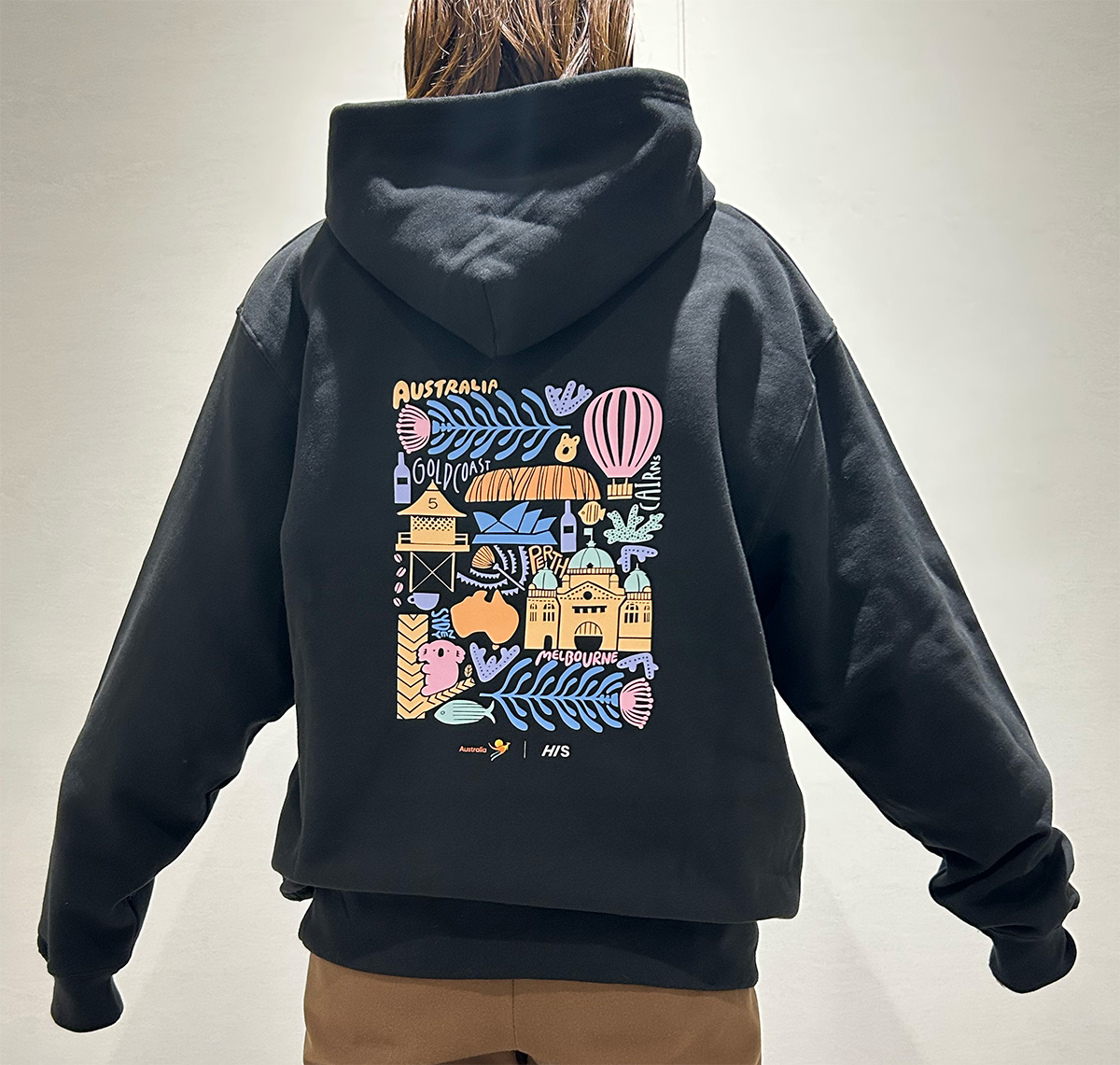 HIS 様<br>オーストラリア政府観光局コラボパーカー制作